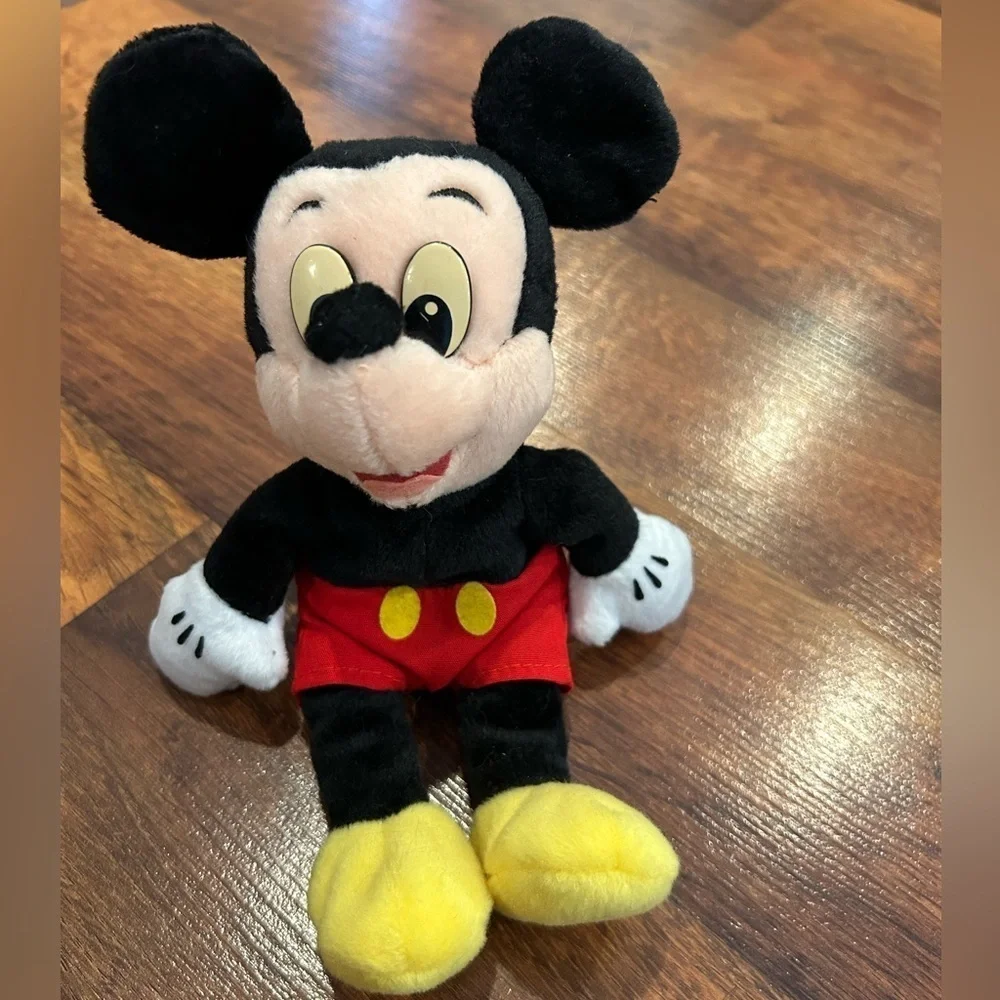 Vintage Disney's Mickey Mouse Plush Walt Disney World Resort 8” Bean Bag